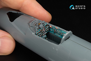 MiG-21MF Fishbed-J (Moscow plant) 3D-Printed & coloured Interior on decal paper (Eduard) (with 3D-printed resin parts)
