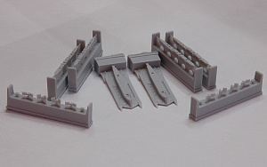Additions (3D resin printing) 1/72 Two-post beam holder with B-8M NAR units (Advanced Modeling) 