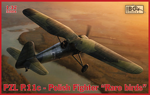 Model kit 1/32 PZL P.11c Polish Fighter 'Rare birds' (IBG Models)