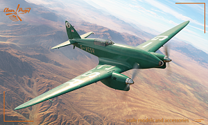 Model kit 1/72 de Havilland DH.88 Comet MacRobertson Trophy Air Race Advanced kit (Clear Prop)