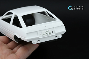Toyota Corolla Levin AE85/86 3D-Printed & coloured Interior on decal paper (Aoshima)
