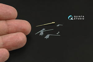 Su-30SM Exterior set: External sensors, Antennas & Pitot tube (for all kits) (3D printed resin and metal parts)