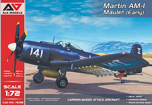 Model kit 1/72 Martin AM-1 'Mauler' Early Attack Aircraft (A & A Models)