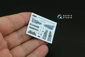 Su-25 3D-Printed & coloured Interior on decal paper (Zvezda) (with 3D-printed resin parts)