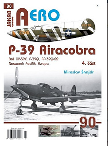 Aircraft books AERO - P-39 Airacobra (Czech text) Vol.4 (JAKAB)
