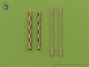 Aircraft detailing sets (brass) 1/32 British Mk.2 Browning .303 caliber (7,7mm) without booster and flash hider (2pcs) 