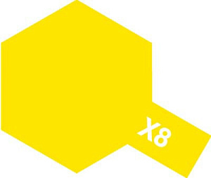 Acrylic paint Acrylic Mini X-8 Lemon Yellow (Tamiya) (10ml)