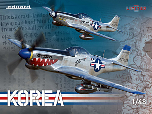 Model kit 1/48 North-American F-51D and RF-51D Mustang KOREA DUAL COMBO (Eduard kits)