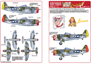 Decal 1/48 Republic P-47M Thunderbolt 'Razorback' (Kits-World)