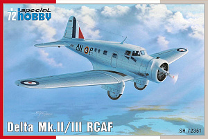 Model kit 1/72 Delta Mk.II/III RCAF (3x camo) (Special Hobby)