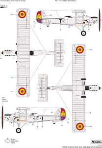 Model kit 1/72 Vickers-Casa Type 245 'Spanish Vildebeest'  (Frrom-Azur)