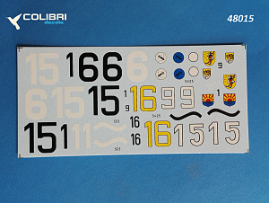 Decal 1/48 Fw-190 A3 JG 5 (Colibri Decals)