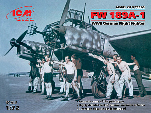 Model kit 1/72 FW 189A-1 German Night Fighter WWII (ICM)