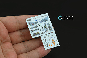 Su-25 3D-Printed & coloured Interior on decal paper (Zvezda)