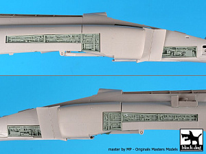 Additions (3D resin printing) 1/48 McDonnell F-4B Phantom electronics (designed to be used with Tamiya kits) 