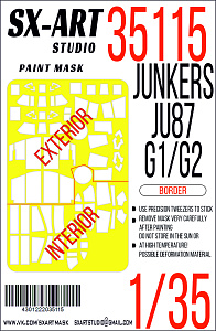Paint Mask 1/35 Ju-87 G1/G2 (Border)