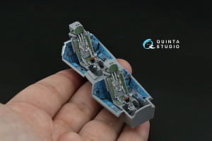 Su-30SM 3D-Printed & coloured Interior on decal paper (Zvezda)