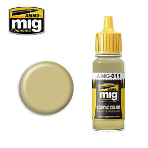 Acrylic paint RAL 7028 DUNKELGELB AUS ’44 DG I (Ammo Mig) (17ml) 