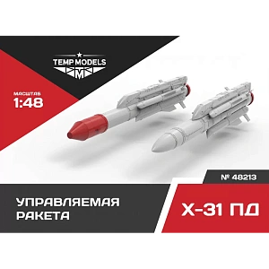 Additions (3D resin printing) 1/48 HIGHLY DETAILED MISSILE X-31 PD (Temp Models)