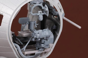 Additions (3D resin printing) 1/48B-17G Super Set - Bombardier pos.&Chin turret (SBS model)