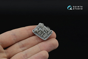 Citroen 11CV 3D-Printed & coloured Interior on decal paper (Tamiya) (with 3D-printed resin parts) 