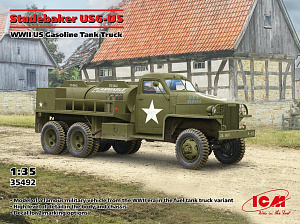 Model kit 1/35 Studebaker US6-U5 WWII US Gasoline Tank Truck (ICM)
