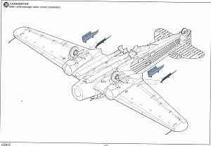 Additions (3D resin printing) 1/48 Savoia Marchetti SM-79 Sparviero Conversion Kit (RESArm)