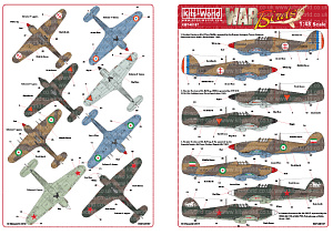 Decal 1/48 Hawker Hurricane Mk.I/Trop (Kits-World)