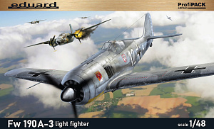 Model kit 1/48 Focke-Wulf Fw-190A-3 light fighter ProfiPACK edition (Eduard kits)