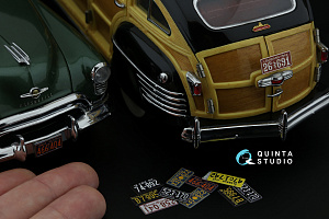 Southeastern U.S. License Plates 1940-1950 (All kits) (with metal base)