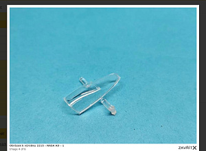 Model kit 1/72 NASA AD - 1 NASA experimental aircraft (FLY)