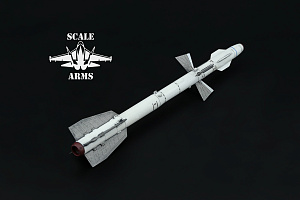 Additions (3D resin printing) 1/48 R-27EE missile with launcher (Scale Arms)
