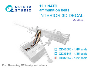 NATO 12.7 ammunition belts (All kits) 