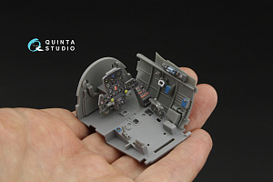 Nakajima Ki-84 Hayate 3D-Printed & coloured Interior on decal paper (Hasegawa)