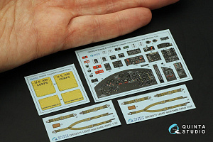 Boeing B-17G Navigator, bombardier, waist and tail gunners compartments. 3D-Printed & coloured Interior (HK models)