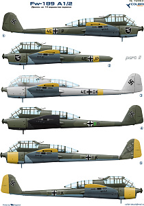 Decal 1/72 Fw-189 Part II (Colibri Decals)