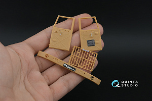 KrAZ-255B 3D-Printed & coloured Interior on decal paper (HobbyBoss) (with 3D-printed resin parts) 