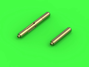 Aircraft detailing sets (brass) 1/72 Grumman F4F-3 Wildcat EARLY (pre-war) - .50 Browning gun barrels with oblong holes & early Pitot Tube 