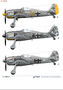 Decal 1/72 Fw-190 A3 Jg 5 (Colibri Decals)