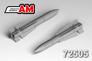 Additions (3D resin printing) 1/72 AIM-54C Air-to-Air Missile (Advanced Modeling) 
