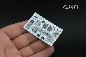 Tornado Gr.1 3D-Printed & coloured Interior on decal paper (Italeri) (with 3D-printed resin parts)