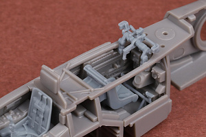 Additions (3D resin printing) 1/72 Messerschmitt Me-410A-1/U-2 & U4 cockpit upgrade parts (designed to be used with Airfix kits)