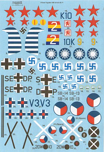 Decal 1/72 Tupolev SB-2 (10) (Xtradecal)