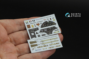 Hs 123A-1 late/Hs 123B 3D-Printed & coloured Interior on decal paper (ICM)