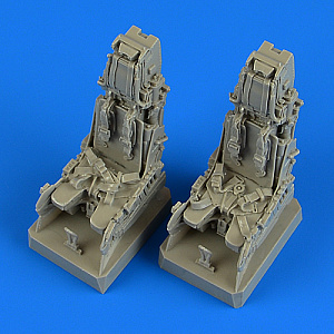 Additions (3D resin printing) 1/32 Description:Eurofighter EF-2000A Typhoon ejection seats with safety belts seat (designed to be used with Revell kits)[EF-2000B)
