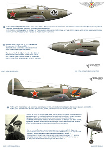 Decal 1/72 Р-39 in the Fleet Air Force (Colibri Decals)