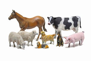 Figures (resin) 1/35 Livestock Set II (Tamiya)