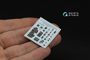 P-47D Thunderbolt Razorback 3D-Printed & coloured Interior on decal paper (Miniart)