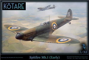 Model kit 1/32 Supermarine Spitfire Mk.I (Early) (Kotare)