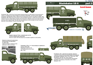 Decal 1/72 Studebaker US6 Part II (Colibri Decals)